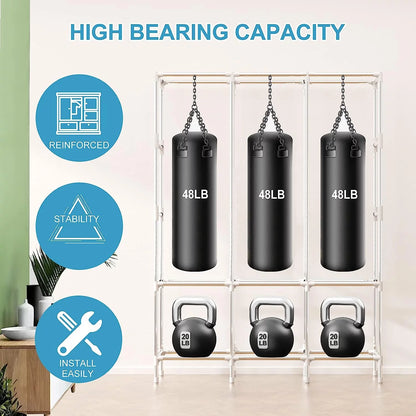 Portable Closet,Portable Wardrobe Closet Storage with 3 Hanging Rods,6 Storage Shelves,Side Pocket for Clothes Storage Organizer,Blue